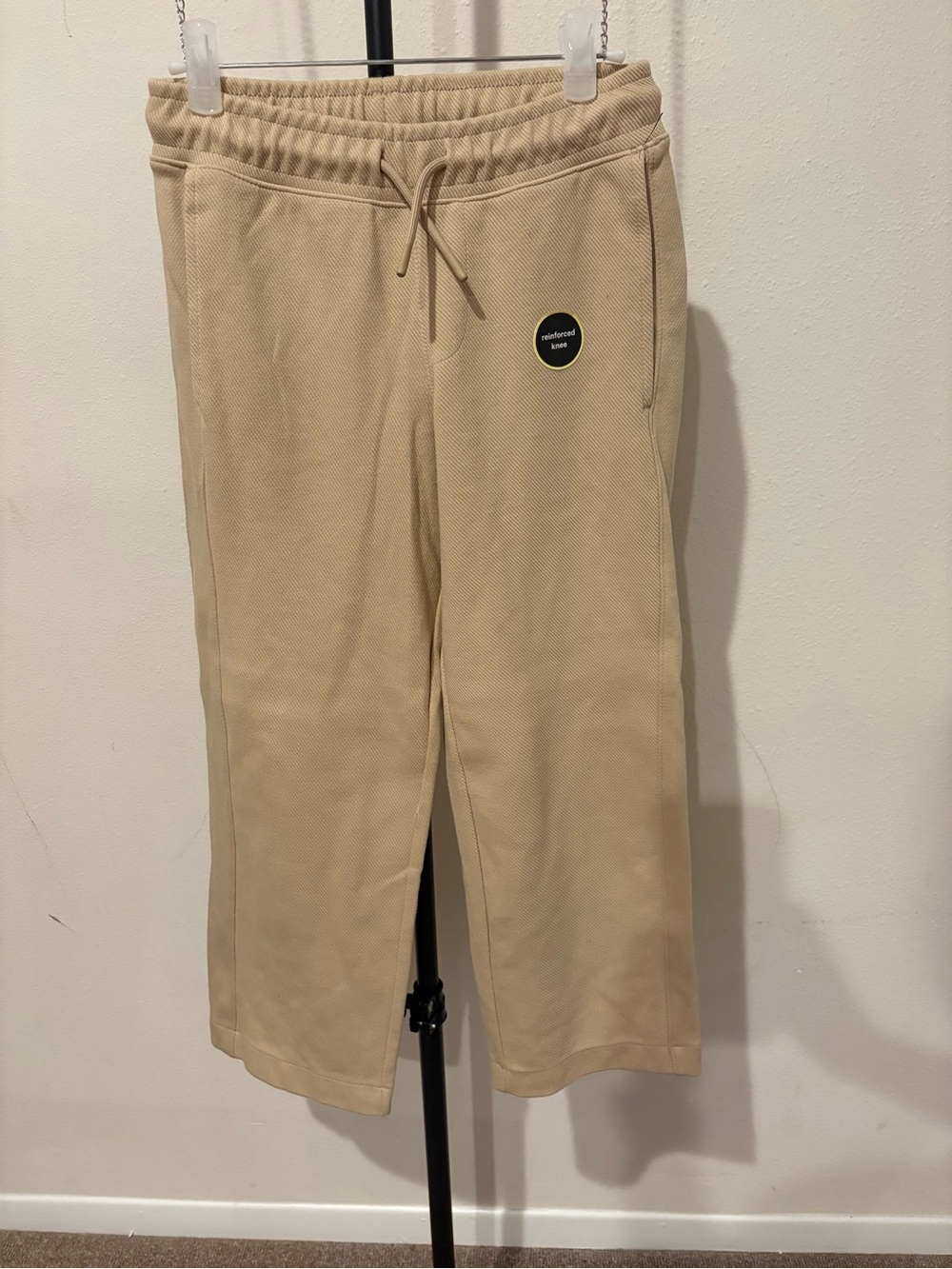 art class kid’s Light Beige Drawstring Joggers M(8)